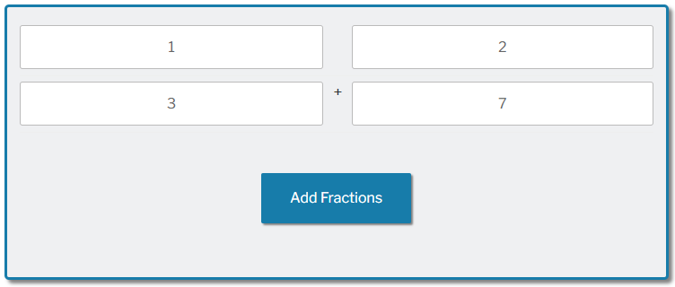 Add Fractions Calculator